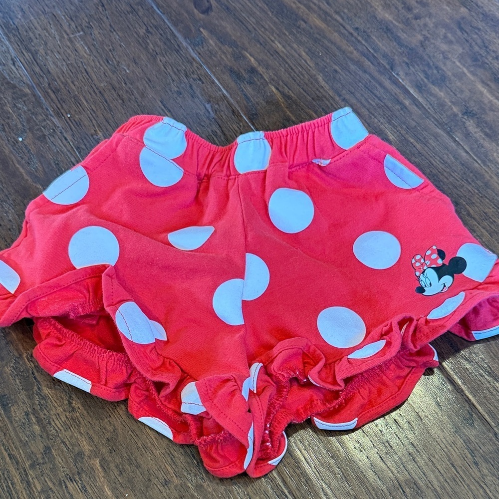 Red Polka Dot Minnie Mouse Shorts
